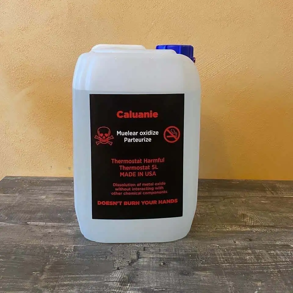 caluanie muelear oxidize chemical composition
